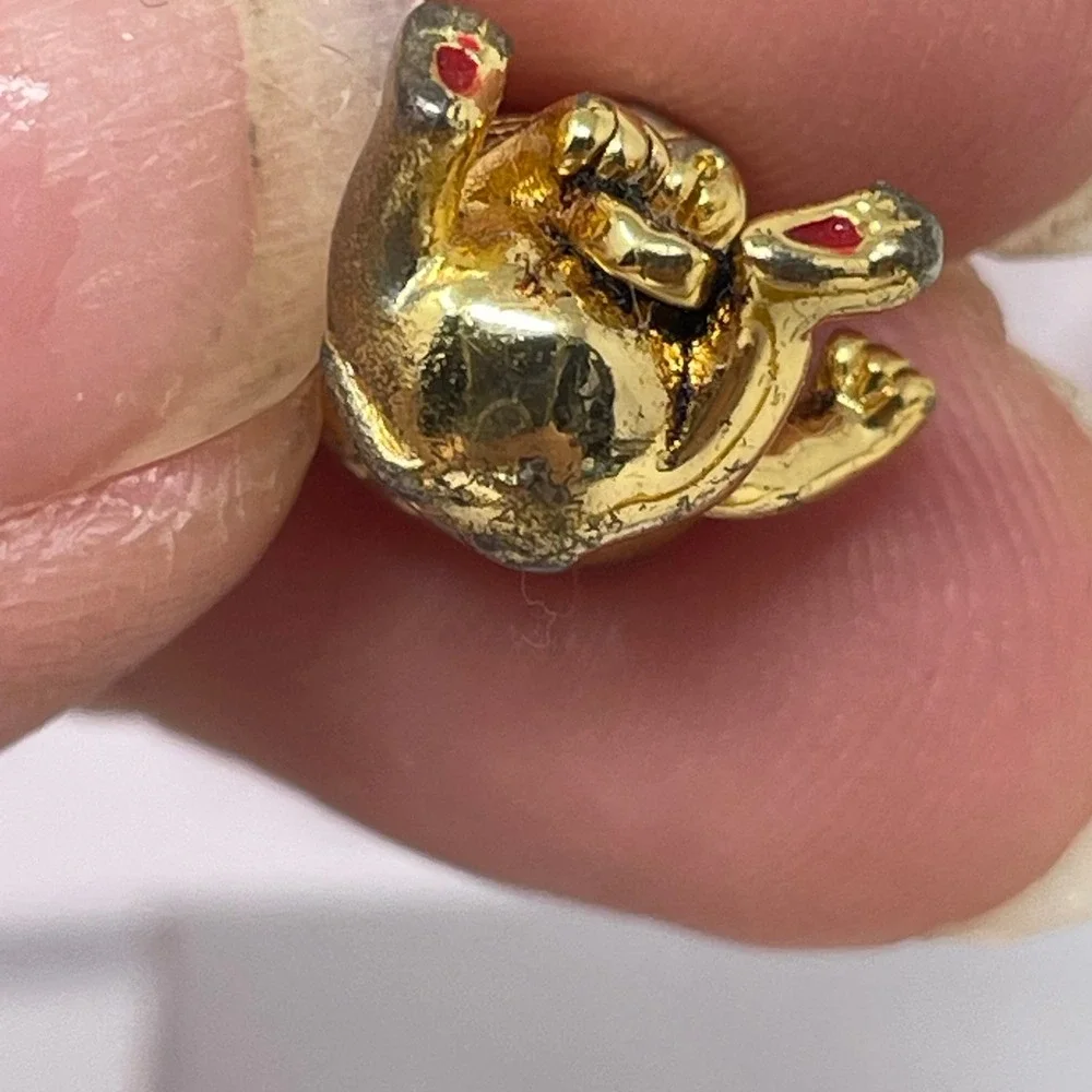 Pandora Shine Lucky Cat Maneki-neko Charm 18k Gold Plated 925 Silver 767900EN09